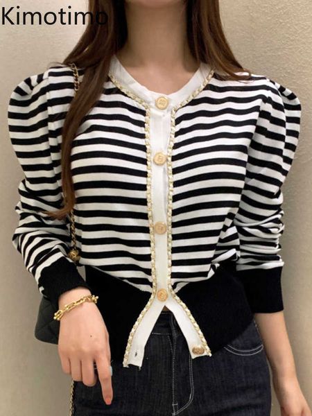 women's sweaters kimotimo hit color stitching striped knitted vest women autumn round neck puff sleeves sweater korean retro short vest, White;black
women's sweaters kimotimo hit color stitching striped knitted vest women autumn round neck puff sleeves sweater korean retro short vest, White;black