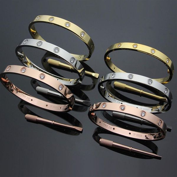 316l stainless steel new style silver rose 18k gold screw love bangle bracelet with cz screwdriver for woman jewelry screws never 247v, Black
316l stainless steel new style silver rose 18k gold screw love bangle bracelet with cz screwdriver for woman jewelry screws never 247v, Black