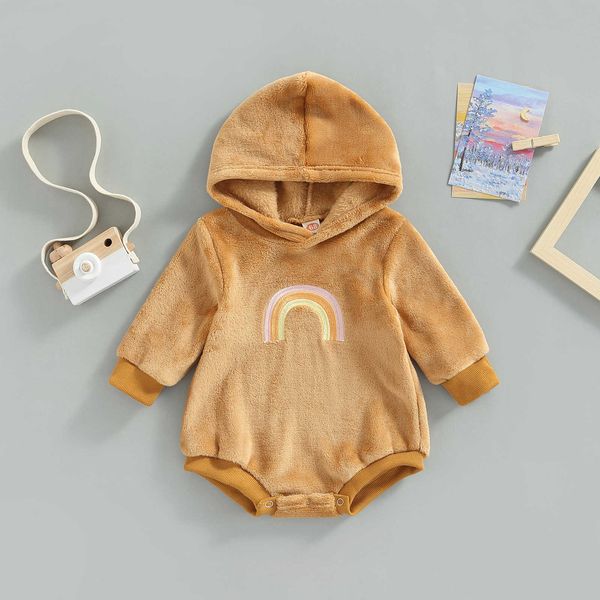 rompers baby girls winter fleece romper toddler newborn baby girls rainbow print hooded rompers jumpsuits casual clothes outfits j220922, Blue
rompers baby girls winter fleece romper toddler newborn baby girls rainbow print hooded rompers jumpsuits casual clothes outfits j220922, Blue