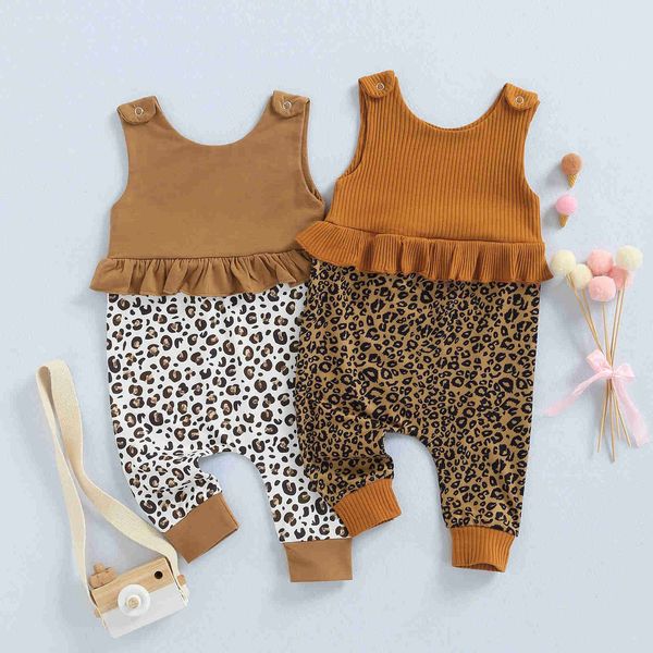 rompers baby girls romper summer sleeveless ribbed ruffle vest leopard printed jumpsuit baby clothes cotton outfit j220922, Blue
rompers baby girls romper summer sleeveless ribbed ruffle vest leopard printed jumpsuit baby clothes cotton outfit j220922, Blue