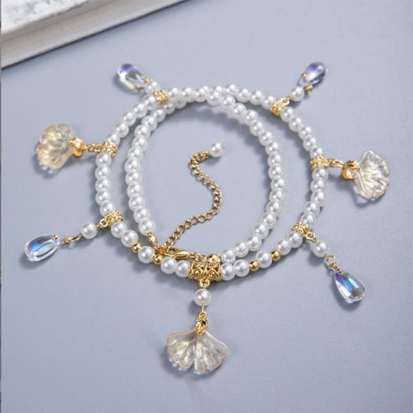 ancient style beaded necklaces hanfu yingluo tang style collar classical xiuhe clothing cheongsam necklace female retro fairy costume access, Silver
ancient style beaded necklaces hanfu yingluo tang style collar classical xiuhe clothing cheongsam necklace female retro fairy costume access, Silver