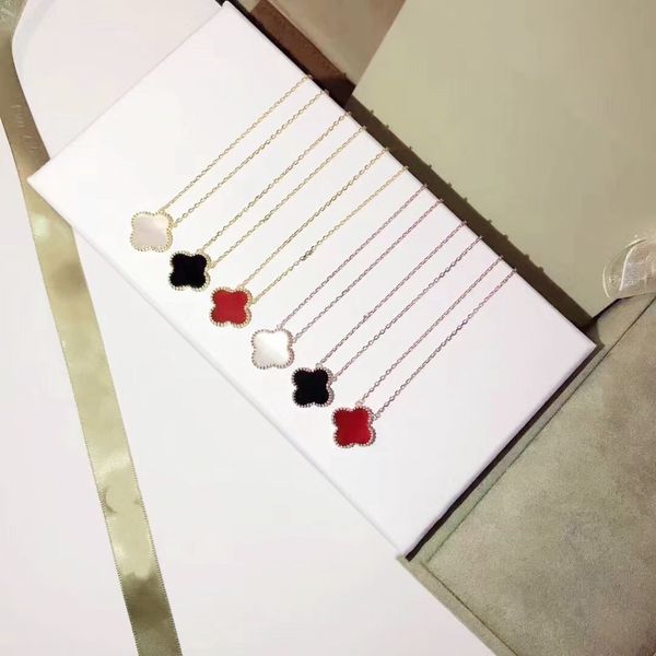 18k gold 4 leaf grass necklace fashion designer women's pendant girl's valentine's day love gift 316l stainless steel jewelry, Silver
18k gold 4 leaf grass necklace fashion designer women's pendant girl's valentine's day love gift 316l stainless steel jewelry, Silver