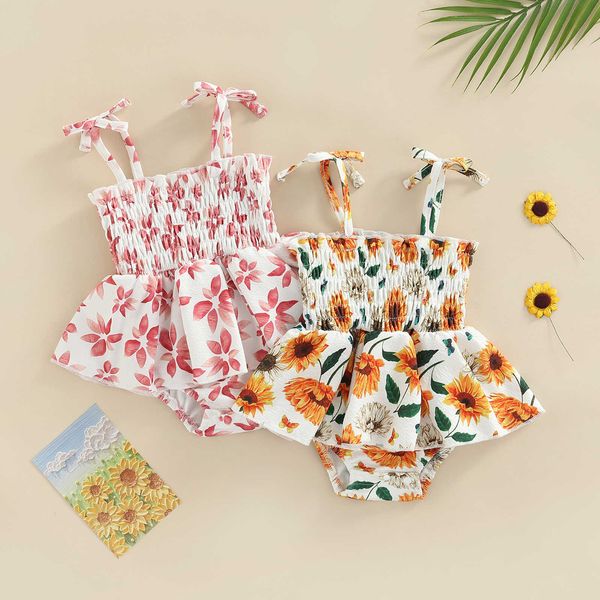 rompers 024m baby girl summer jumpsuit sunflower print square neck sleeveless ruffle ruffles rompers fashion clothing j220922, Blue
rompers 024m baby girl summer jumpsuit sunflower print square neck sleeveless ruffle ruffles rompers fashion clothing j220922, Blue