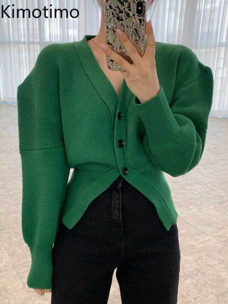 women's sweaters kimotimo puff dough sleeve knitted jacket women autumn winter vhals three button split sweater korean chic retro all c, White;black
women's sweaters kimotimo puff dough sleeve knitted jacket women autumn winter vhals three button split sweater korean chic retro all c, White;black