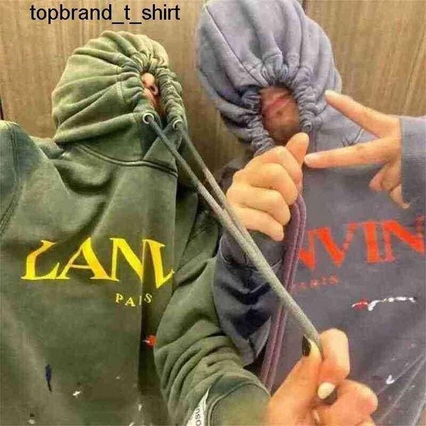 new men's hoodies designer sweatshirts lanvins hooded sweater men's women's streetwear, Black
new men's hoodies designer sweatshirts lanvins hooded sweater men's women's streetwear, Black