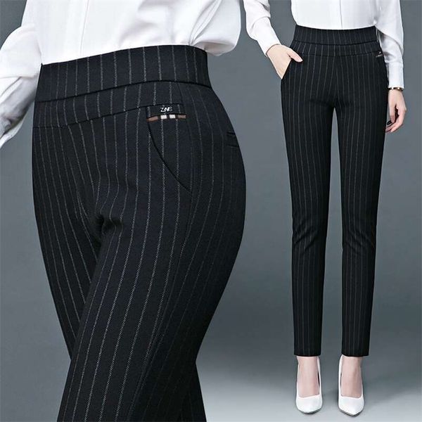women's pants capris 5xl big size women stripe straight pants office fashion spring summer elastic high waist diamonds pocket female ca, Black;white
women's pants capris 5xl big size women stripe straight pants office fashion spring summer elastic high waist diamonds pocket female ca, Black;white