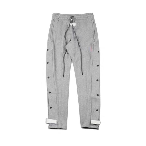 men's pants mens pants high street hip hop pants side button sweatpants casual sports trousers streetwear, Black
men's pants mens pants high street hip hop pants side button sweatpants casual sports trousers streetwear, Black