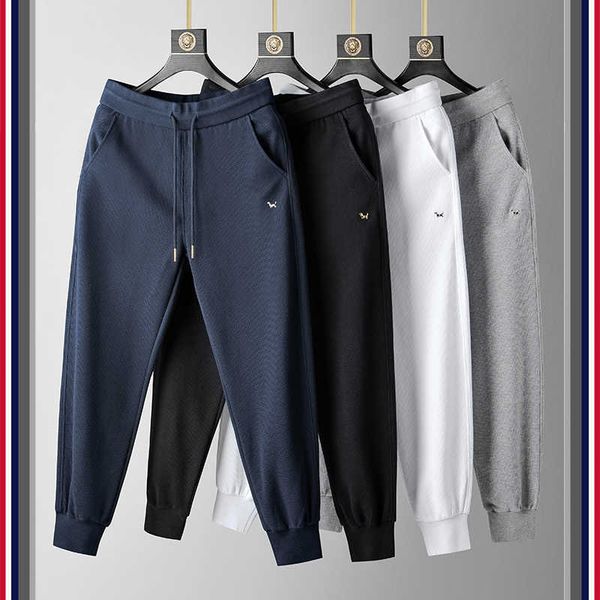 tb fog sports casual sweatpants tide spring waffle autumn couple brand four-bar striped cotton knitted slim-fit trousers, White;black
tb fog sports casual sweatpants tide spring waffle autumn couple brand four-bar striped cotton knitted slim-fit trousers, White;black
