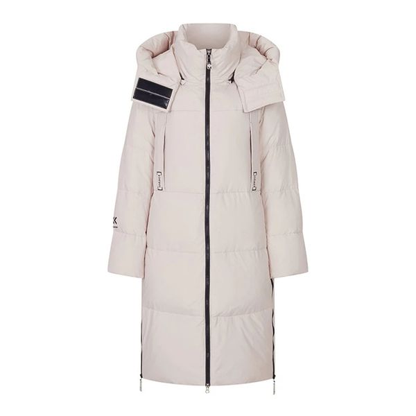 winter outdoor womens designer down jacket hooded thicken long coats warm windproof jackets, Black
winter outdoor womens designer down jacket hooded thicken long coats warm windproof jackets, Black