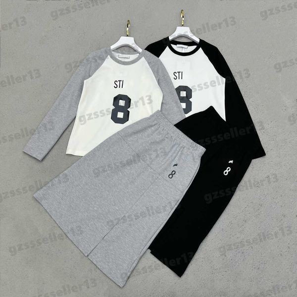 womens two piece dressesclassic number 8 letter logo print decoration two piece sets contrast color sweatshirts with split skirt casual suit, White
womens two piece dressesclassic number 8 letter logo print decoration two piece sets contrast color sweatshirts with split skirt casual suit, White