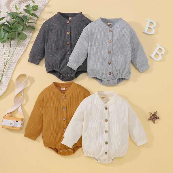 rompers 02 year old baby cotton waffle romper autumn toddler solid color triangle romper kids baby girls boys jumpsuits 024m j220922, Blue
rompers 02 year old baby cotton waffle romper autumn toddler solid color triangle romper kids baby girls boys jumpsuits 024m j220922, Blue