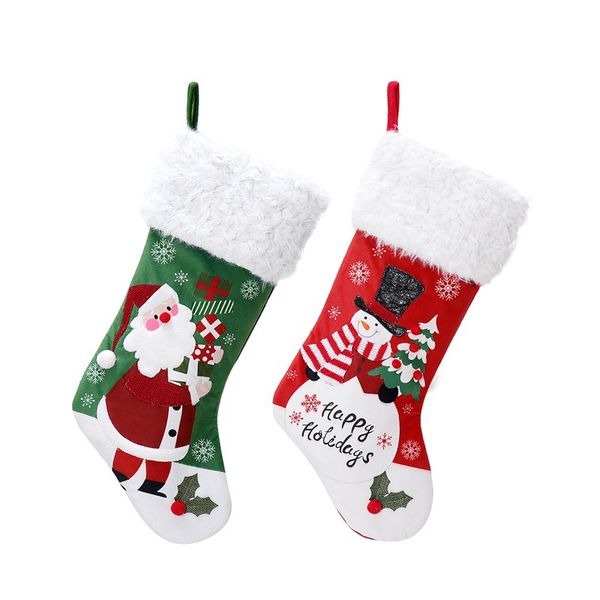 christmas stockings decoration supplies pendant socks snowman flannel gift bag 2113135
christmas stockings decoration supplies pendant socks snowman flannel gift bag 2113135