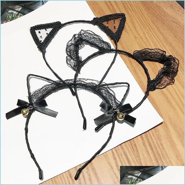 headbands lace headband cute cat ears bow small bell hair hoop women fashion accessories hairs band black 2 5dq n2 drop delivery dhp6x, Silver
headbands lace headband cute cat ears bow small bell hair hoop women fashion accessories hairs band black 2 5dq n2 drop delivery dhp6x, Silver