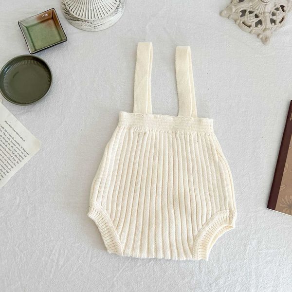 rompers toddler baby knitting striped overalls simple solid comfortable cotton bodysuit kid girl fashion allematch jumpsuit j220922, Blue
rompers toddler baby knitting striped overalls simple solid comfortable cotton bodysuit kid girl fashion allematch jumpsuit j220922, Blue