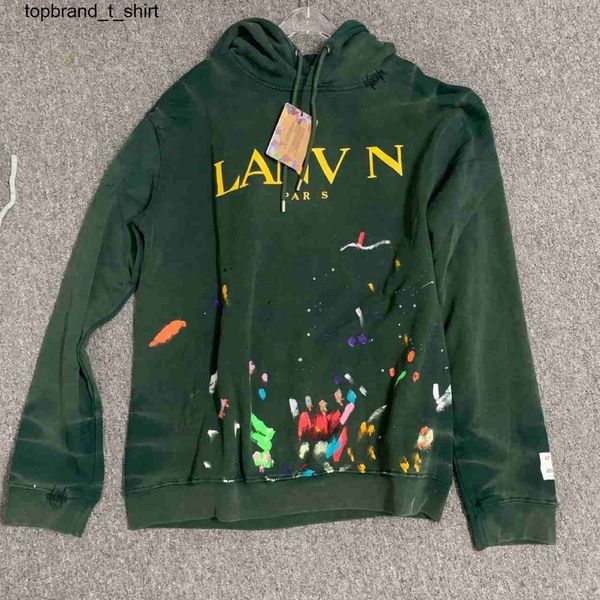 new men's designer hoodies sweatshirts fashion lanvins hoodie loose men women, Black
new men's designer hoodies sweatshirts fashion lanvins hoodie loose men women, Black
