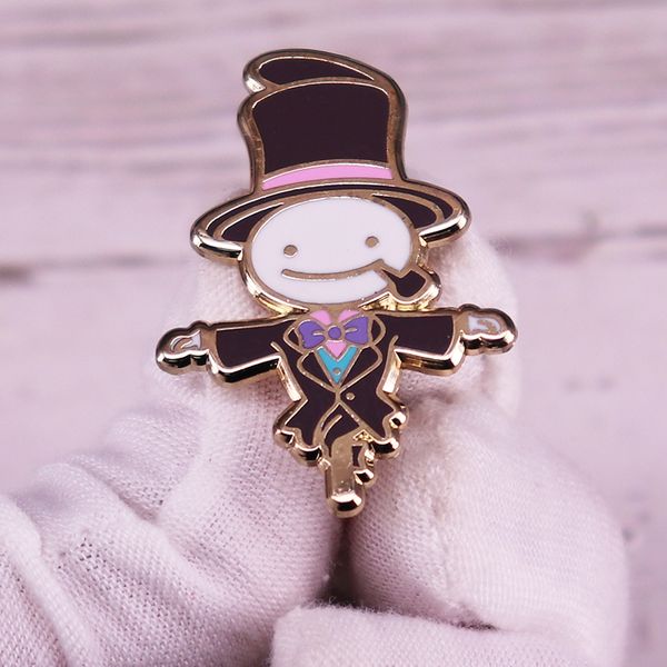 cartoon scarecrow enamel pin brooch witch brooch badges accessory, Blue 
cartoon scarecrow enamel pin brooch witch brooch badges accessory, Blue