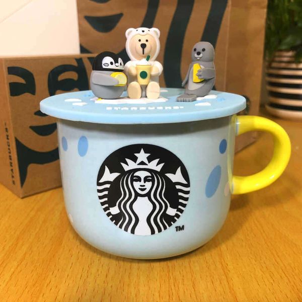 starbuck sea animal mug yellow handle ceramic water cup summer sea lion cartoon cup with cover 414ml
starbuck sea animal mug yellow handle ceramic water cup summer sea lion cartoon cup with cover 414ml