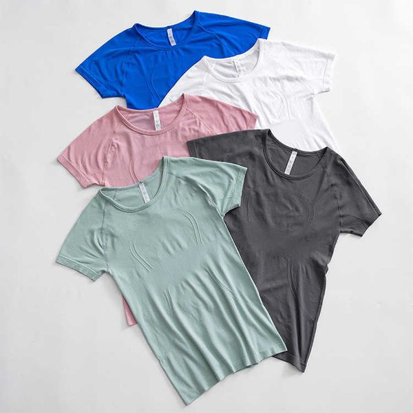 22s logo lluu yoga short sleeved swiftly tech sports t-shirt women's tight seamless knitting quick drying suit
22s logo lluu yoga short sleeved swiftly tech sports t-shirt women's tight seamless knitting quick drying suit