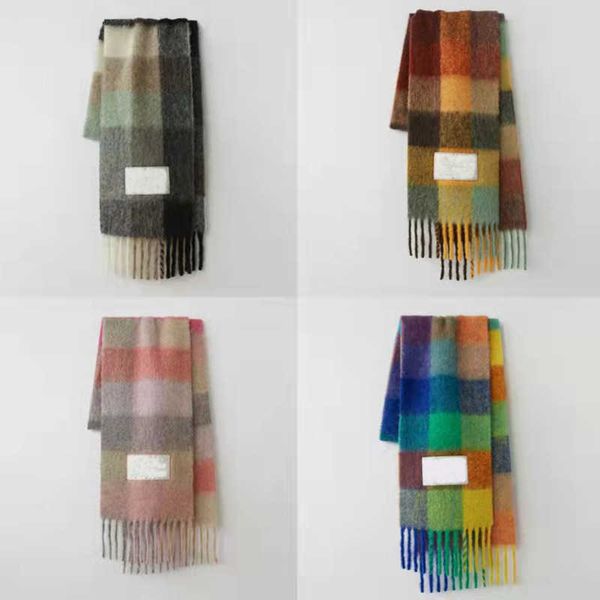 women men classic ac scarf luxury scarves imitation cashmere wraps fashion students rainbow plaid neckerchief versatile warm bib female wrap, Blue;gray
women men classic ac scarf luxury scarves imitation cashmere wraps fashion students rainbow plaid neckerchief versatile warm bib female wrap, Blue;gray