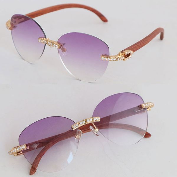 wholesale large round luxury diamond set rimless sunglasses womans designer wood men famous 3524012 design classical model wooden sun glasse, White;black
wholesale large round luxury diamond set rimless sunglasses womans designer wood men famous 3524012 design classical model wooden sun glasse, White;black