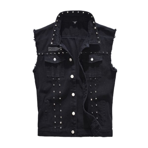 men's vests denim vest men punk rock rivet cowboy black jeans waistcoat fashion men motorcycle style sleeveless jeans jacket m-5xl 2209, Black;white
men's vests denim vest men punk rock rivet cowboy black jeans waistcoat fashion men motorcycle style sleeveless jeans jacket m-5xl 2209, Black;white
