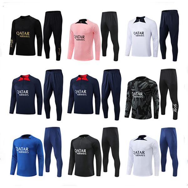 2022 2023 new long sleeved psgs soccer training suit sweatshirt 22/23 maillot de foot jogging football jacket tracksuit, Black
2022 2023 new long sleeved psgs soccer training suit sweatshirt 22/23 maillot de foot jogging football jacket tracksuit, Black