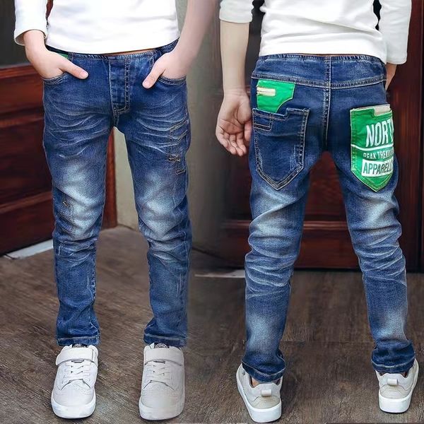 jeans ienens boys denim trousers kids clothes children spring young boy straight cowboy casual pants 5-13years 220923, Blue
jeans ienens boys denim trousers kids clothes children spring young boy straight cowboy casual pants 5-13years 220923, Blue