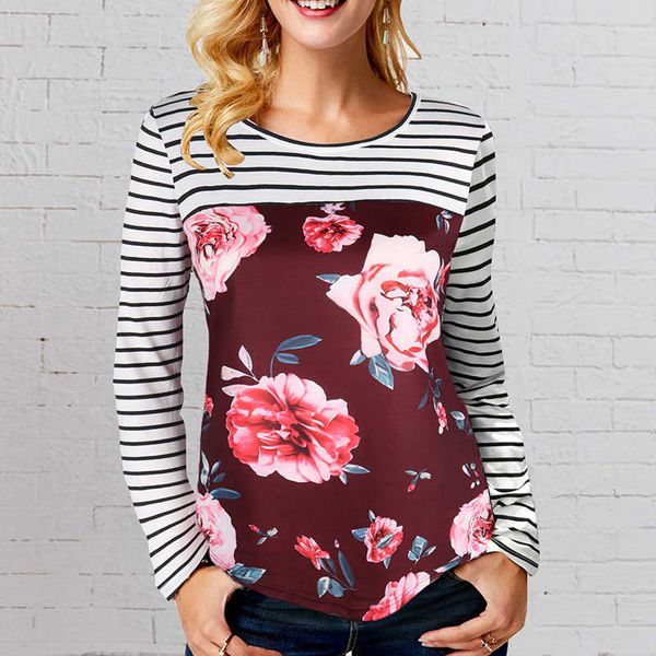 women's t-shirt women's clothing t-shirts casual spring autumn o-neck floral long sleeve comfortable popularity leisure korean 202, White
women's t-shirt women's clothing t-shirts casual spring autumn o-neck floral long sleeve comfortable popularity leisure korean 202, White