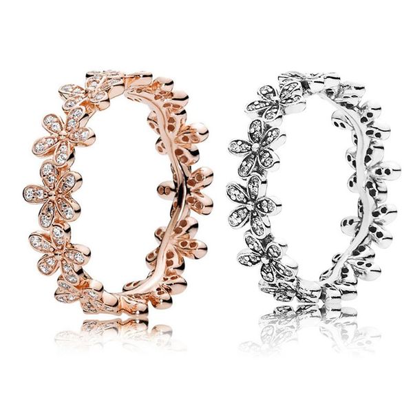 18k rose gold silver dazzling daisy meadow stackable ring original box for pandora 925 sterling silver designer rings set276a, Slivery;golden
18k rose gold silver dazzling daisy meadow stackable ring original box for pandora 925 sterling silver designer rings set276a, Slivery;golden