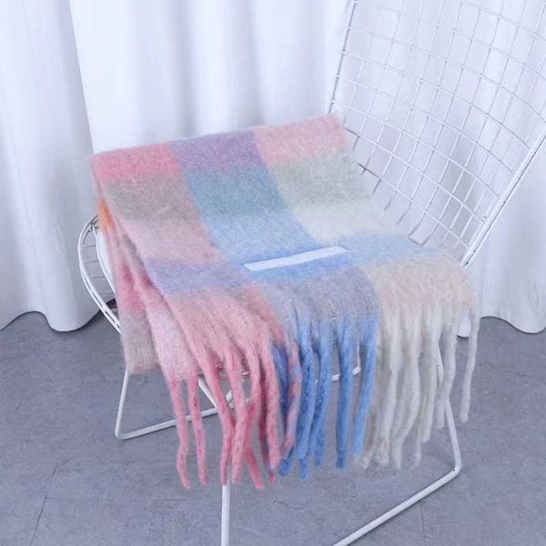 ac fashion luxury scarf men women scarves imitation cashmere thick beard wraps rainbow lattice mohair warm female student shawl bib qs90, Blue;gray
ac fashion luxury scarf men women scarves imitation cashmere thick beard wraps rainbow lattice mohair warm female student shawl bib qs90, Blue;gray