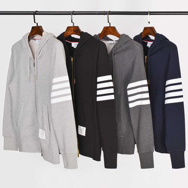 2022 fashion brand spring autumn hooded clothing cotton jacket men women tb sweatshirts hoodies casual sportswear coat, Black
2022 fashion brand spring autumn hooded clothing cotton jacket men women tb sweatshirts hoodies casual sportswear coat, Black