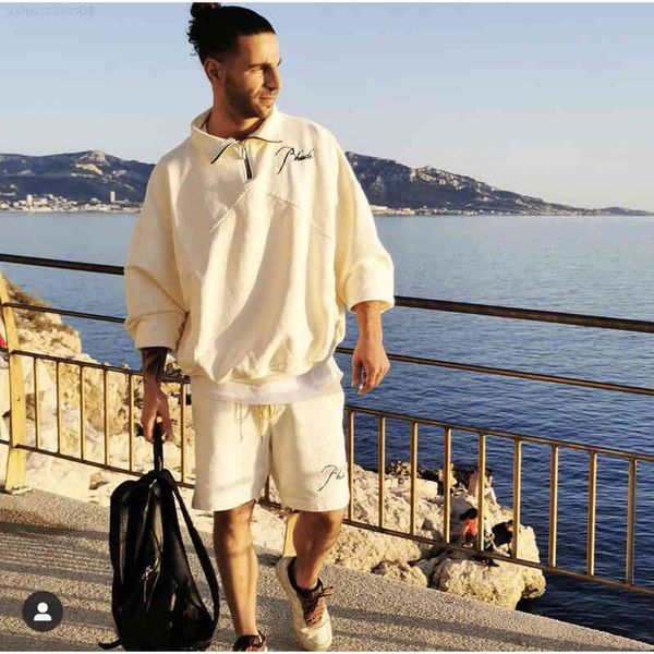 hoodie 1 rhude emboridery men women hiphop streetwear half zip turtleneck oversized pullover sweatshirt, Black
hoodie 1 rhude emboridery men women hiphop streetwear half zip turtleneck oversized pullover sweatshirt, Black