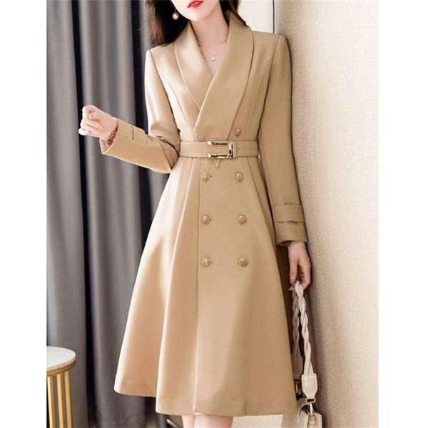 women's trench coats spring autumn women windbreaker coat midlength fashion overcoat double breasted slim belt trench coat feminino 220, Tan;black
women's trench coats spring autumn women windbreaker coat midlength fashion overcoat double breasted slim belt trench coat feminino 220, Tan;black
