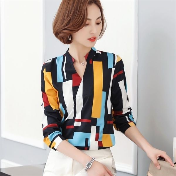 women's blouses shirts chiffon women blouse long sleeve vcollar slim spring autumn korean plaid shirt office ladies bottom work clothes, White
women's blouses shirts chiffon women blouse long sleeve vcollar slim spring autumn korean plaid shirt office ladies bottom work clothes, White