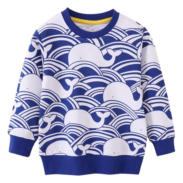 pullover jumping meters boys girls sweatshirts whale print cotton kids clothes long sleeve children s sport shirts 220924, Blue
pullover jumping meters boys girls sweatshirts whale print cotton kids clothes long sleeve children s sport shirts 220924, Blue
