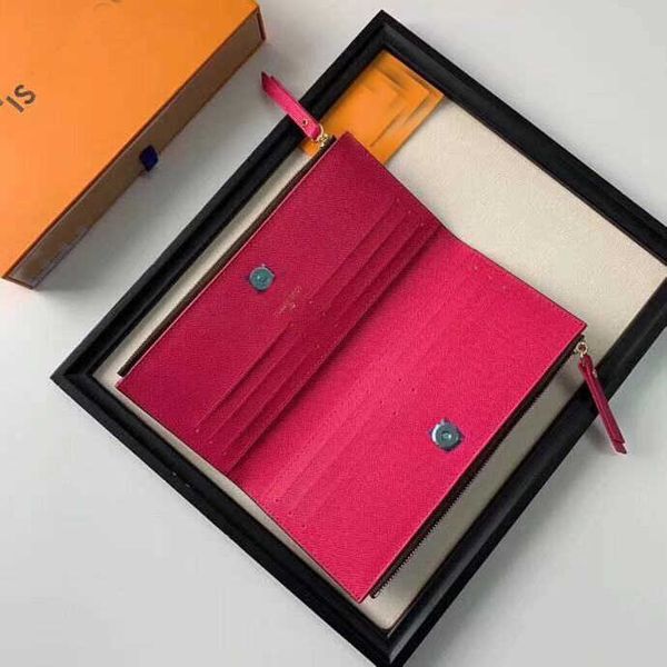 new wallet women's wallet zipper bag female designer wallet purse fashion card holder pocket long women bag with box frame, Red;black
new wallet women's wallet zipper bag female designer wallet purse fashion card holder pocket long women bag with box frame, Red;black