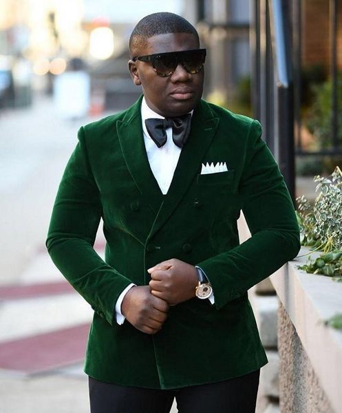 velvet groom tuxedos dark green men wedding tuxedos popular men dinner/darty jacket blazer suit custom made, Black;gray
velvet groom tuxedos dark green men wedding tuxedos popular men dinner/darty jacket blazer suit custom made, Black;gray