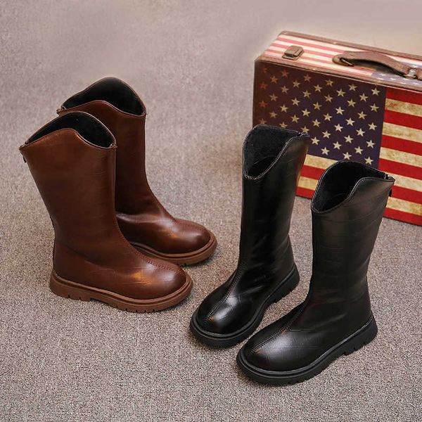 boots girls boot children knee high autumn kids flat bottom shoes pu leather riding zipper long fall t220925, Black;grey
boots girls boot children knee high autumn kids flat bottom shoes pu leather riding zipper long fall t220925, Black;grey