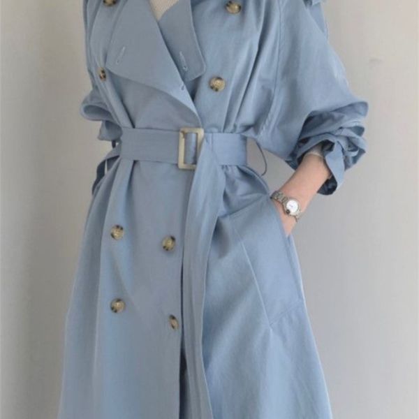 women's trench coats women's trench coat casual long doublebreasted overcoat chic back button loose outerwear with belt autumn fas, Tan;black
women's trench coats women's trench coat casual long doublebreasted overcoat chic back button loose outerwear with belt autumn fas, Tan;black