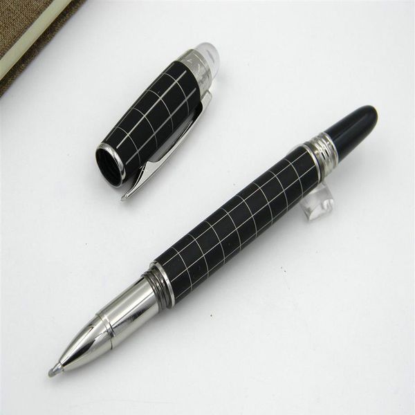 metal silver carbon fiber black crystal head rotate classic plaid pattern rollerball pen207s, Blue;orange
metal silver carbon fiber black crystal head rotate classic plaid pattern rollerball pen207s, Blue;orange