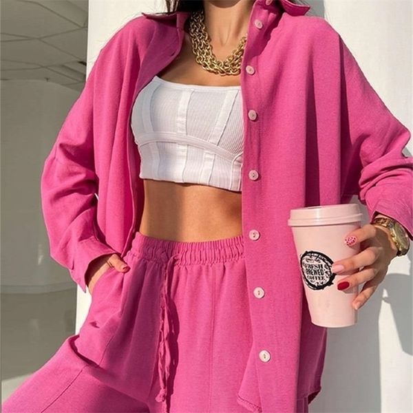 women's two piece pants summer causal women shirt trouser suit long sleeve shirts with high waist harem pants two piece set female lady, White
women's two piece pants summer causal women shirt trouser suit long sleeve shirts with high waist harem pants two piece set female lady, White