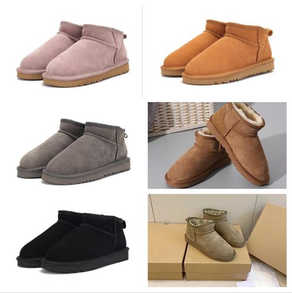 women mini snow boots sheepskin plush fur keep warm boots with card dustbag aus short u5854 soft comfortable casual shoes beautiful gifts, Black
women mini snow boots sheepskin plush fur keep warm boots with card dustbag aus short u5854 soft comfortable casual shoes beautiful gifts, Black