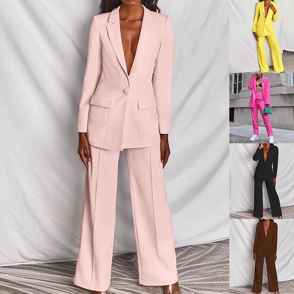 women's suits blazers 2 pieces set office lady blazers jacket fashion women ol elegant business solid suit pencil pantsuit outfit casua, White;black
women's suits blazers 2 pieces set office lady blazers jacket fashion women ol elegant business solid suit pencil pantsuit outfit casua, White;black