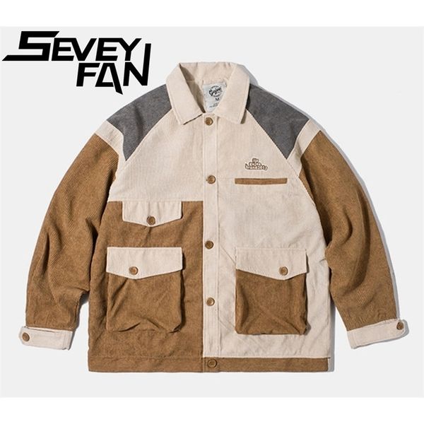 mens jackets seveyfan mens jacket hip hop jackets men multi pockets color contrast outwear turndown collar streetwear for male couples 22092, Black;brown
mens jackets seveyfan mens jacket hip hop jackets men multi pockets color contrast outwear turndown collar streetwear for male couples 22092, Black;brown