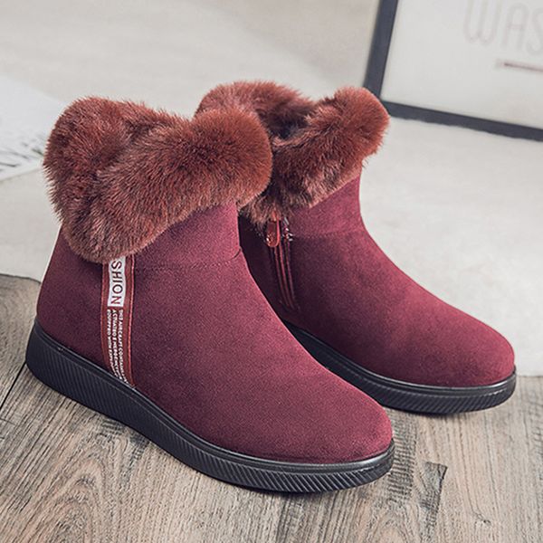 boots winter snow ankle for women casual woman shoe suede zipper female plush furry platform botas mujer 220924, Black
boots winter snow ankle for women casual woman shoe suede zipper female plush furry platform botas mujer 220924, Black
