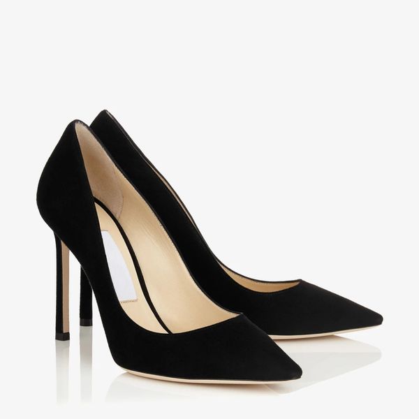 designer pumps women dress shoes luxury romy 100 leather suede pointy toe pump stiletto heel eu35-43 with box, Black
designer pumps women dress shoes luxury romy 100 leather suede pointy toe pump stiletto heel eu35-43 with box, Black