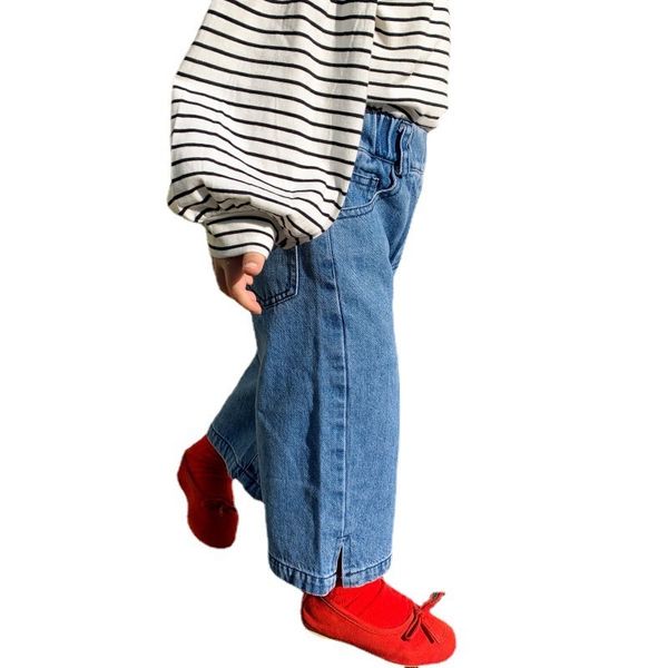 jeans spring kids pants korean girl straight-leg loose and versatile long for teenage girls 220923, Blue
jeans spring kids pants korean girl straight-leg loose and versatile long for teenage girls 220923, Blue