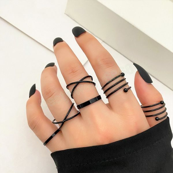 finger ring minimalist smooth black color geometric metal rings for women girls party jewelry bijoux femme, Silver
finger ring minimalist smooth black color geometric metal rings for women girls party jewelry bijoux femme, Silver