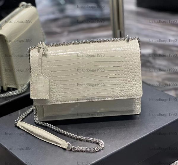 brandbags1990 designer alligator sunset bag 22cm genuine leather bags chain purse fashion clutch envelope lady shoulder bag cowhide luxury p
brandbags1990 designer alligator sunset bag 22cm genuine leather bags chain purse fashion clutch envelope lady shoulder bag cowhide luxury p