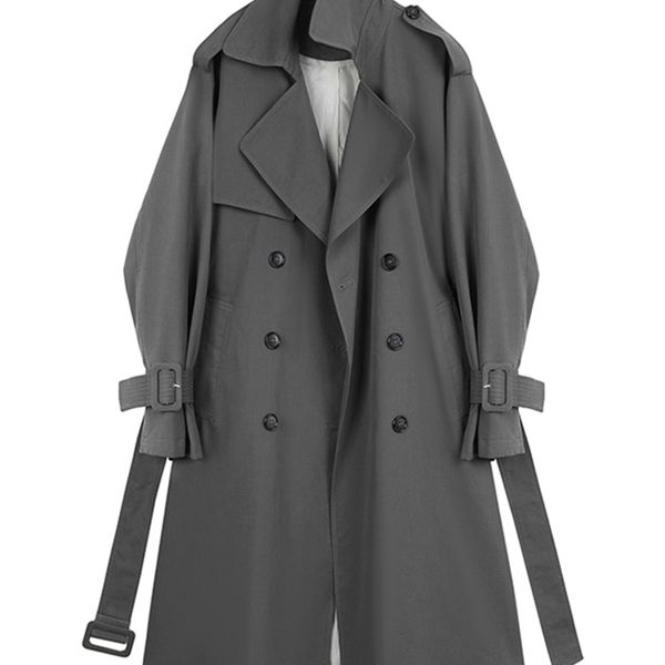 women's trench coats eam women gray brief bandage big size trench lapel long sleeve loose fit windbreaker fashion spring autumn 1da757, Tan;black
women's trench coats eam women gray brief bandage big size trench lapel long sleeve loose fit windbreaker fashion spring autumn 1da757, Tan;black